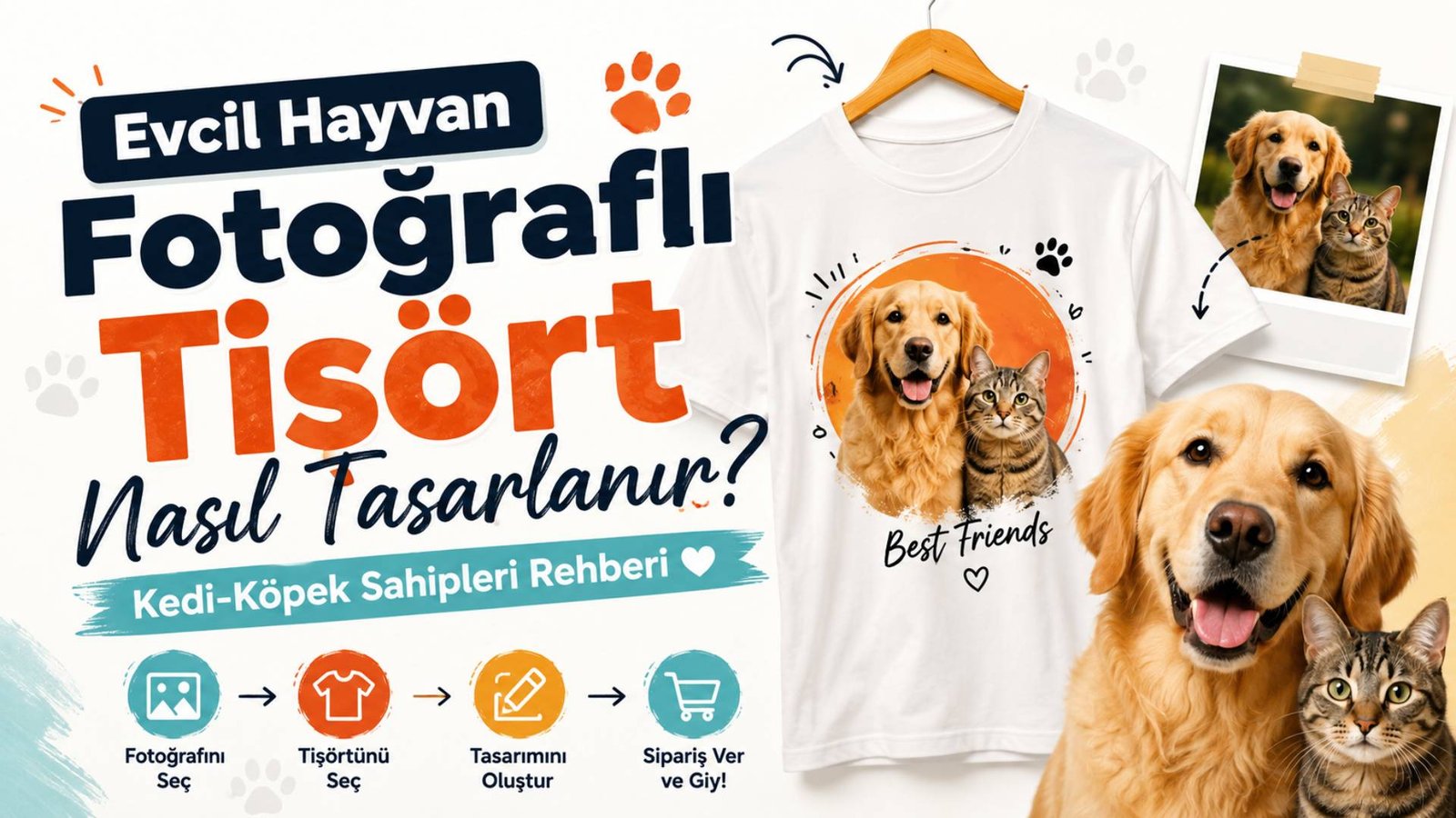 Evcil Hayvan Fotoğrafını Tişörte Nasıl Bastırabilirsiniz?