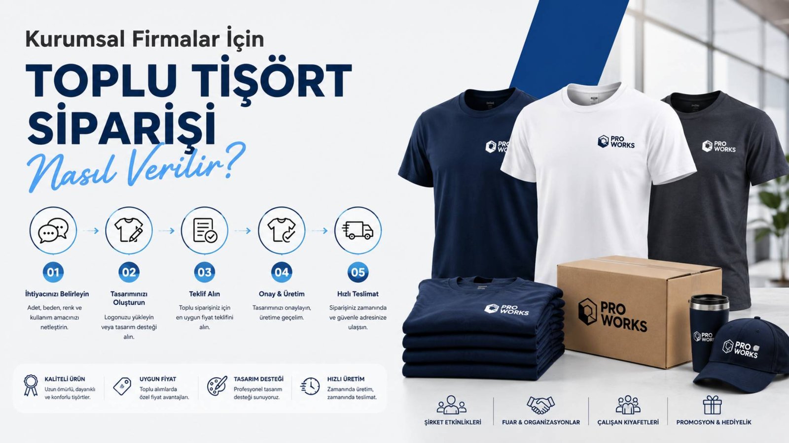 Kurumsal Firmalar İçin Toplu Tişört Siparişi Nasıl Verilir?