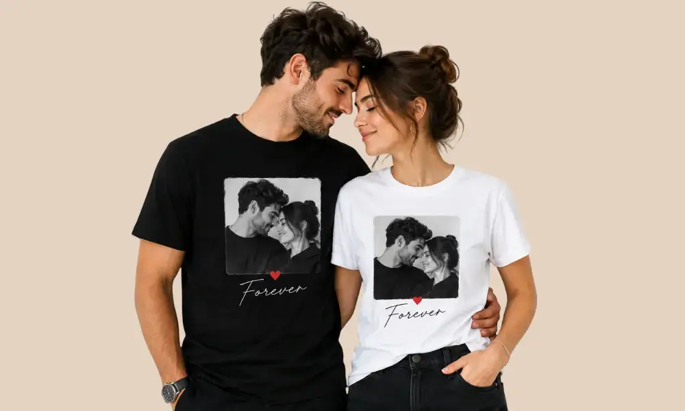 Kişiye özel tişört baskı – fotoğraf, yazı ve logo baskılı %100 pamuk tişört
