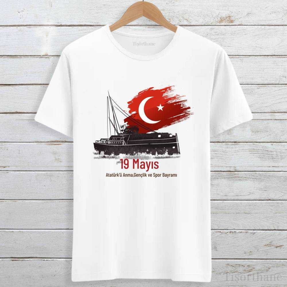 19 Mayıs Atatürk'ü Anma Gençlik ve Spor Bayramı Tişörtü