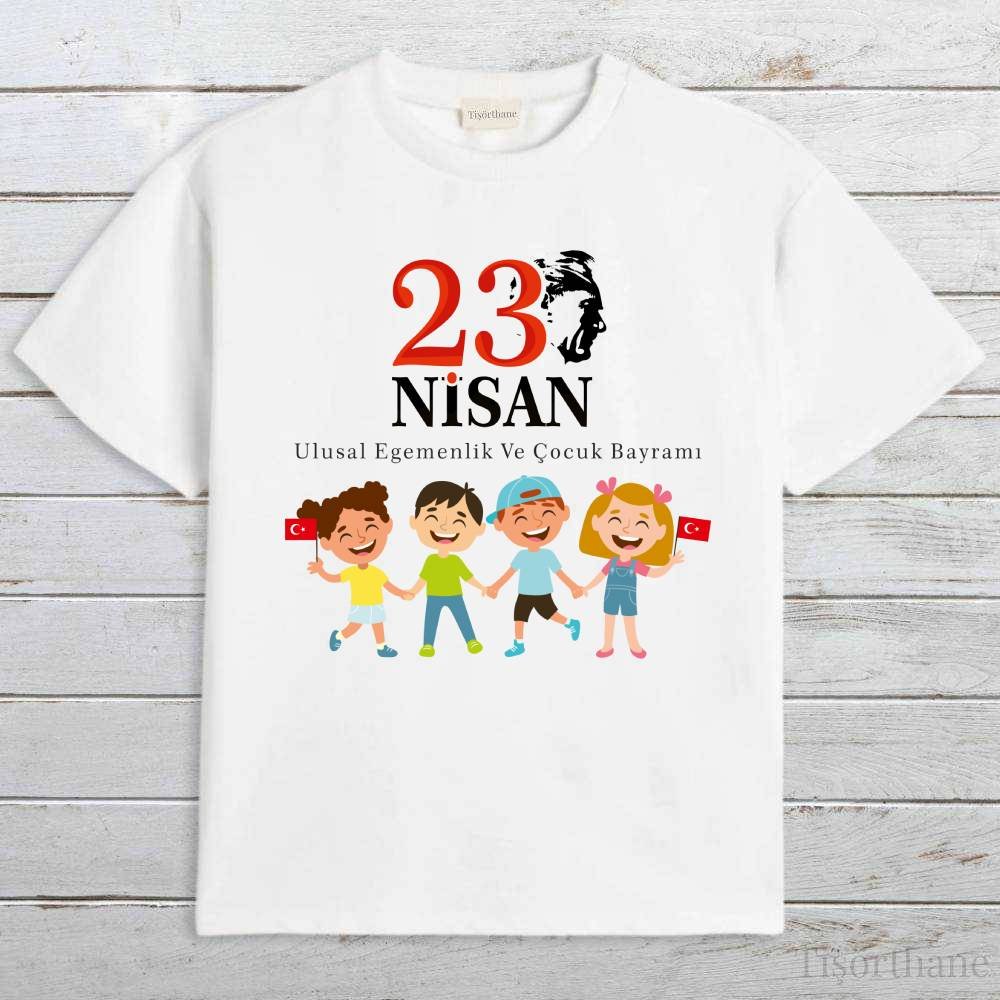 23 Nisan Ulusal Egemenlik ve Çocuk Bayramı Tişörtü
