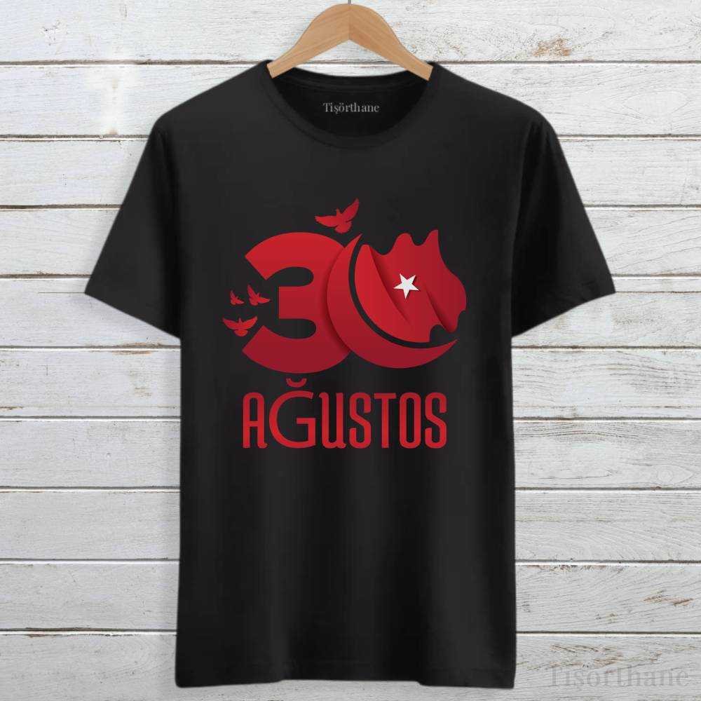 30 Ağustos Zafer Bayramı Baskılı Unisex Tişört