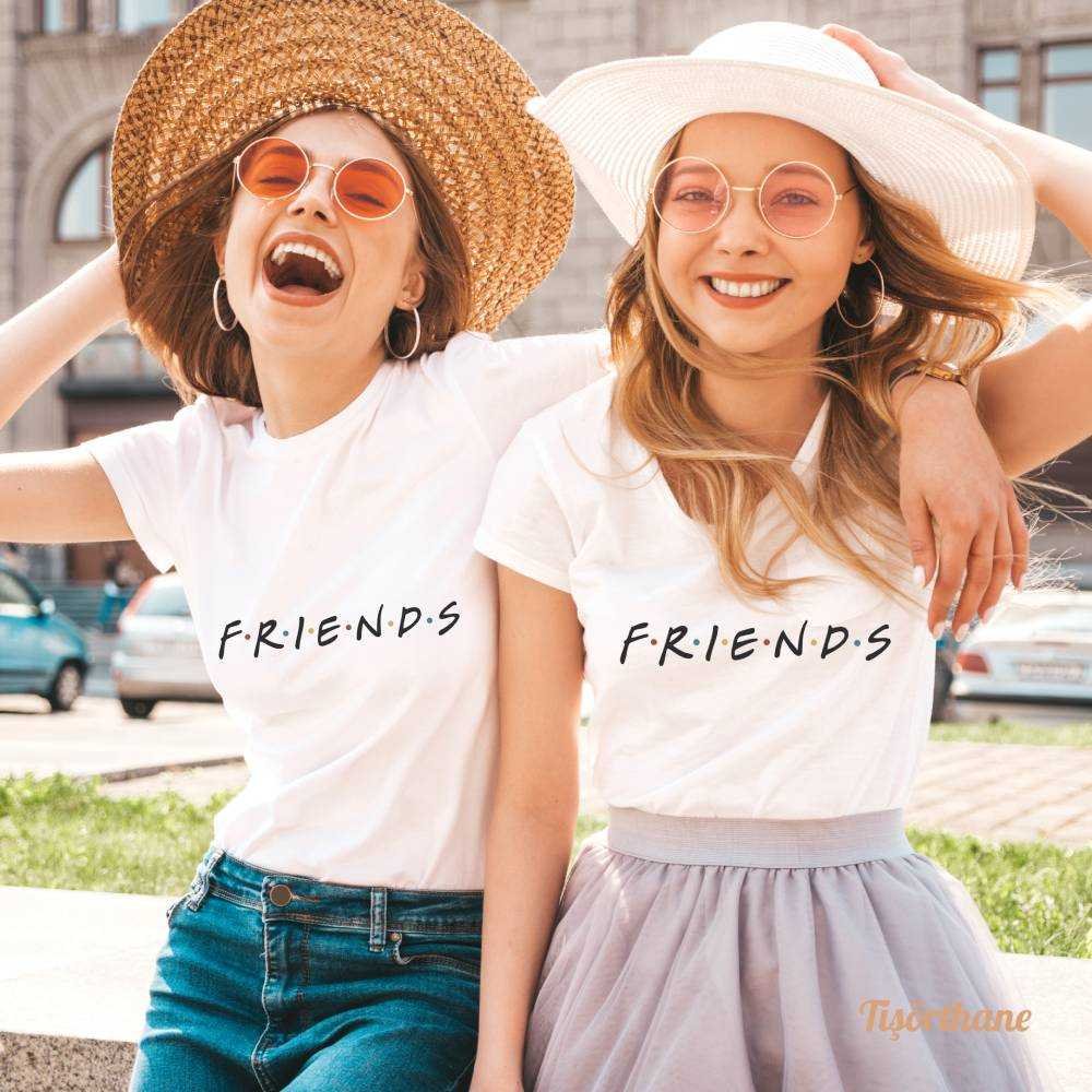 Friends Tasarımlı, Arkadaş Grubuna Özel Baskılı Tişört