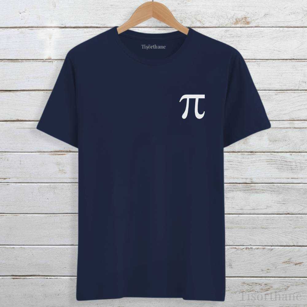 Pi Tutkusu Matematik Aşkı Tasarımlı Baskılı Tişört