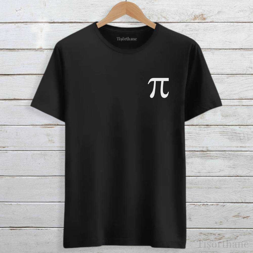 Pi Tutkusu Matematik Aşkı Tasarımlı Baskılı Tişört