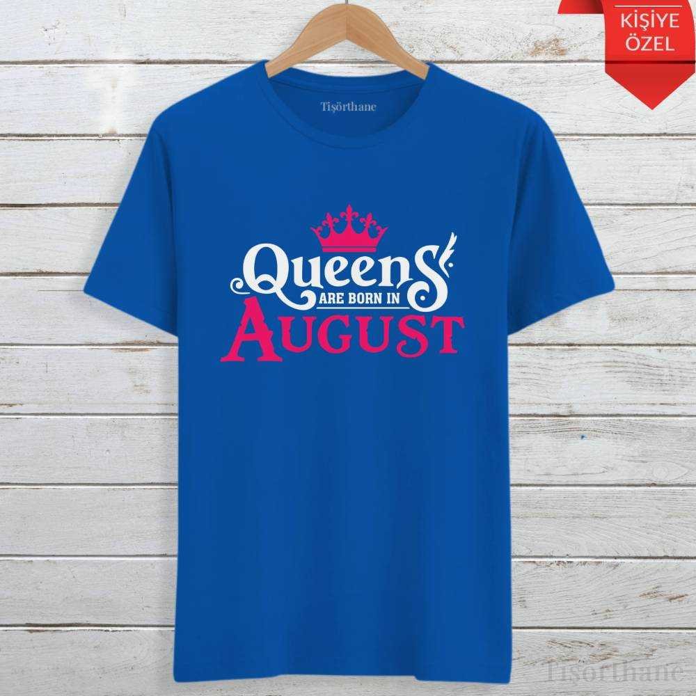 Queens Tasarımlı, Doğum Ayınıza Özel Baskılı Tişört