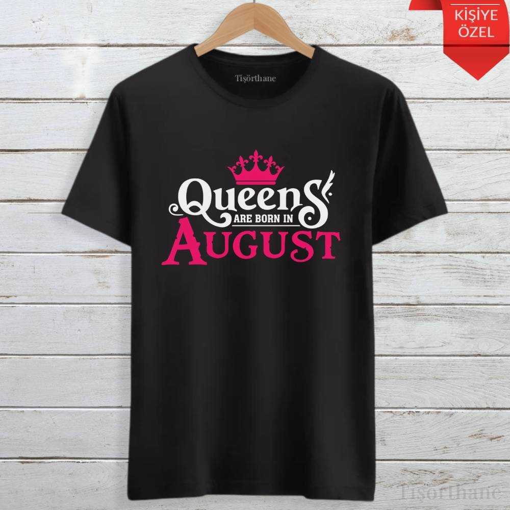 Queens Tasarımlı, Doğum Ayınıza Özel Baskılı Tişört