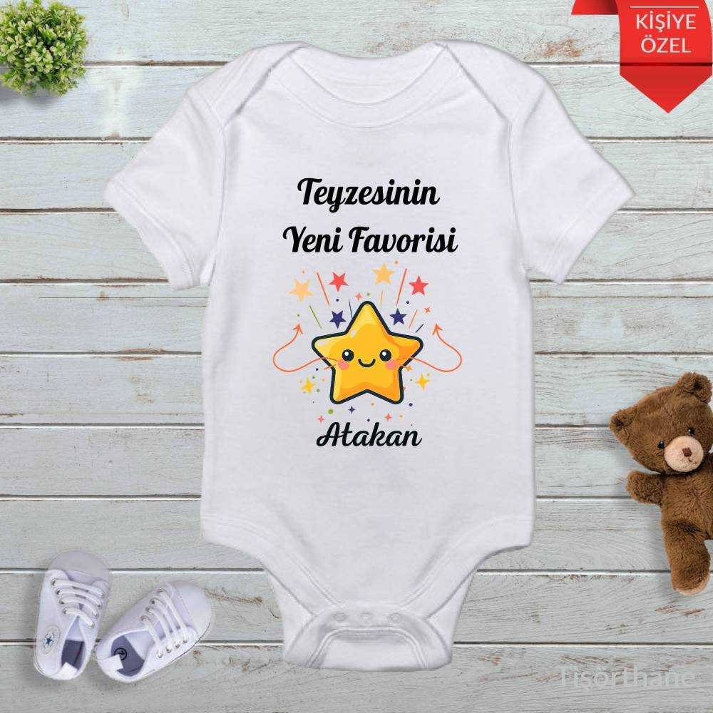 Teyzesinin Yeni Favorisi Baskılı İsme Özel Zıbın